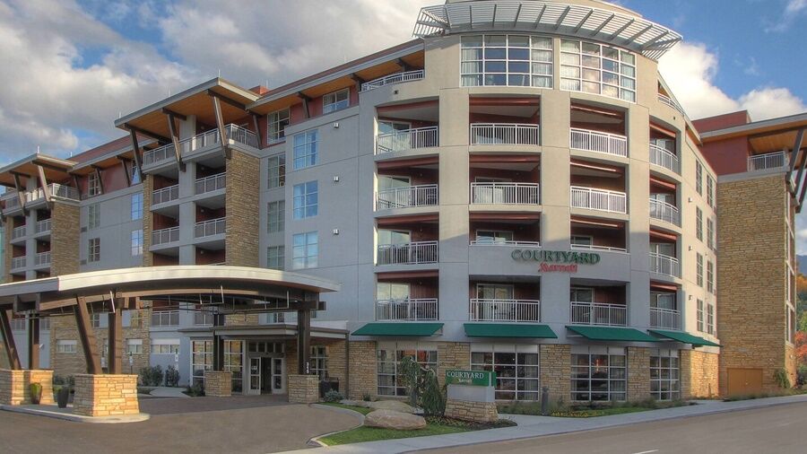 Courtyard By Marriott Gatlinburg Downtown Hotel Exterior foto